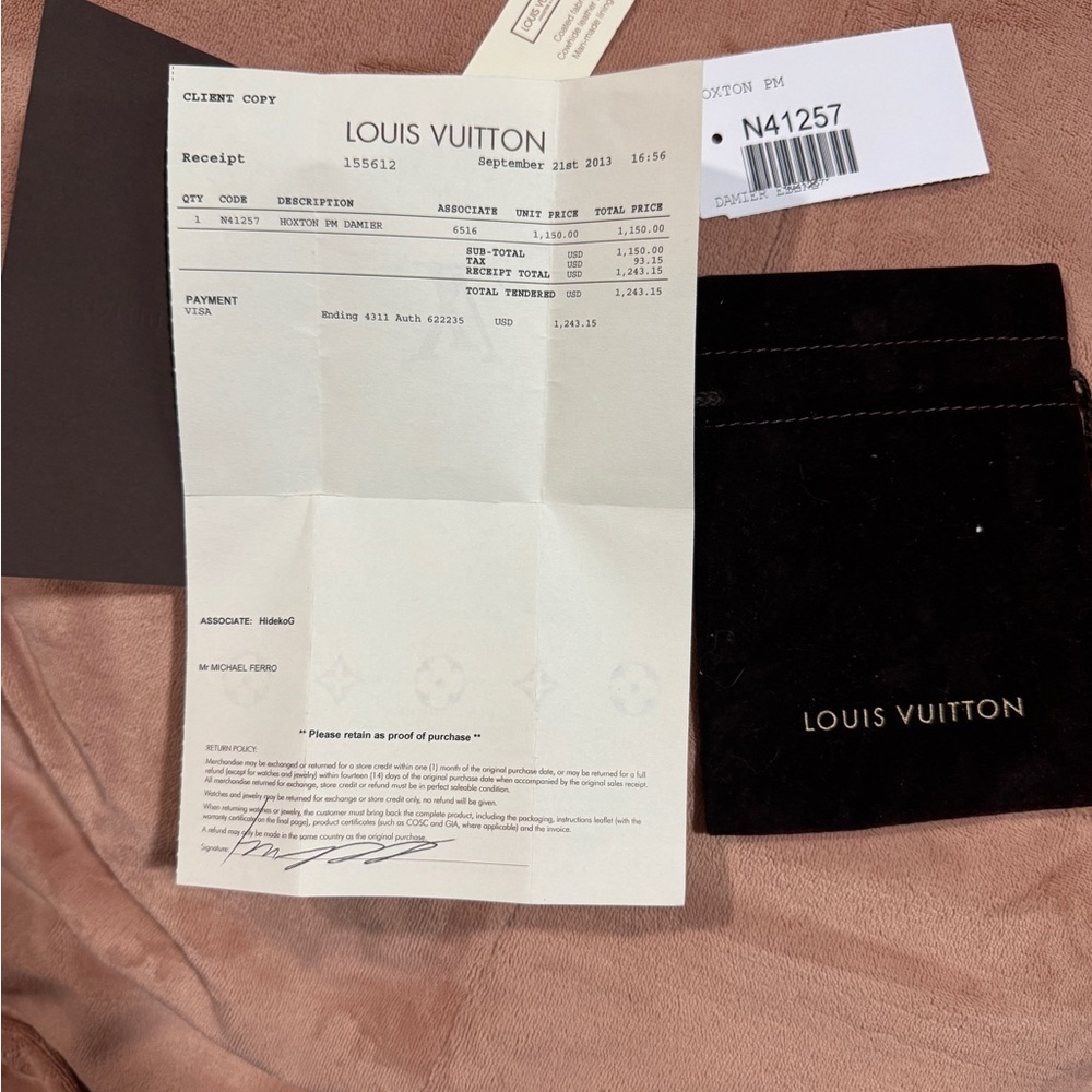 Louis Vuitton Hoxton PM Damier - Picture 8 of 10